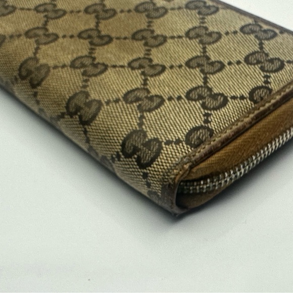 Gucci GG Monogram Zip Wallet - Picture 6 of 9